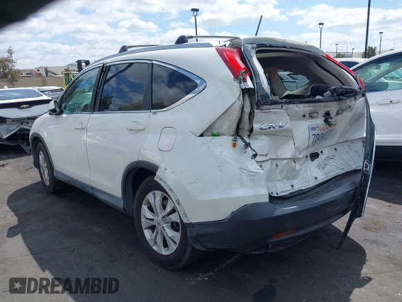 2014 Honda CR-V EX-L with VIN 5J6RM3H75EL011784, listed as a IAAI auction lot 41858861 with 236,805 mi miles and . Bid and sale history available at carsss.com. Image 3.