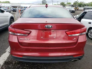 2018 Kia Optima LX with VIN 5XXGT4L34JG233981, listed as a Copart auction lot 62934255 with 105,642 mi miles and Salvage title. Bid and sale history available at DreamBid. Image 6.