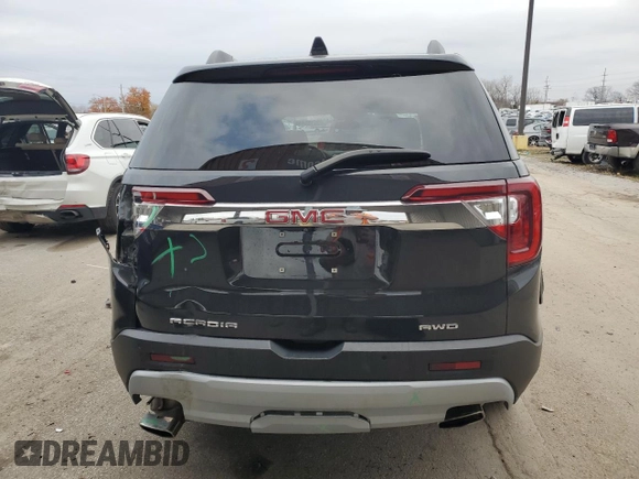 2020 GMC Acadia SLT with VIN 1GKKNUL41LZ197393, listed as a Copart auction lot 82015544 with 77,493 mi miles and Non repairable. Bid and sale history available at DreamBid. Image 6.