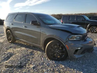 2021 Dodge Durango R/T with VIN 1C4SDHCT0MC740654, listed as a Copart auction lot 88772405 with 55,651 mi miles and Salvage Title. Bid and sale history available at DreamBid. Image 4.