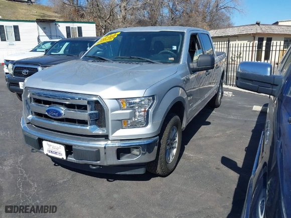 2017 Ford F-150 XL with VIN 1FTEW1EP4HFB42540, listed as a IAAI auction lot 41756397 with 188,916 mi miles. Bid and sale history available at carsss.com. Image 2.