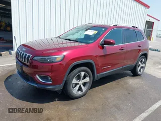 2019 Jeep Cherokee Limited with VIN 1C4PJMDX1KD322345, listed as a IAAI auction lot 42471638 with 36,031 mi miles and . Bid and sale history available at DreamBid. Image 2.