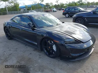 2020 Porsche Taycan 4S with VIN WP0AB2Y18LSA50468, listed as a IAAI auction lot 42070063 with 37,212 mi miles and . Bid and sale history available at DreamBid. Image 1.