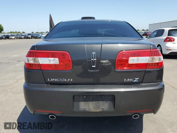 2007 Lincoln MKZ with VIN 3LNHM26TX7R614418, listed as a Copart auction lot 55145445 with 198,915 mi miles and Salvage Title. Bid and sale history available at carsss.com. Image 6.