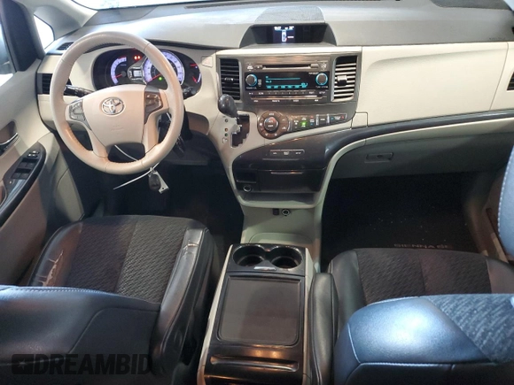 2012 Toyota Sienna SE with VIN 5TDXK3DC2CS193218, listed as a Copart auction lot 87255494 with 191,365 mi miles and Salvage Title. Bid and sale history available at carsss.com. Image 8.
