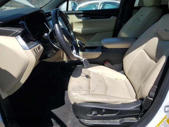 2018 Cadillac XT5 AWD with VIN 1GYKNBRS0JZ128529, listed as a Copart auction lot 62418835 with 50,051 mi miles and Salvage title. Bid and sale history available at DreamBid. Image 7.