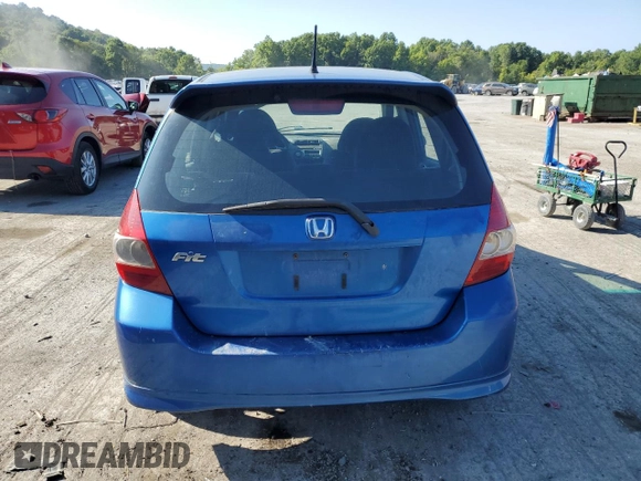 2008 Honda Fit Sport with VIN JHMGD386X8S004858, listed as a Copart auction lot 68513094 with 165,059 mi miles and Salvage Title. Bid and sale history available at carsss.com. Image 6.