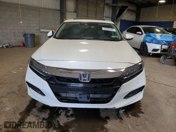 2019 Honda Accord Touring with VIN 1HGCV2F93KA005692, listed as a Copart auction lot 55985265 with 93,414 mi miles and Salvage title. Bid and sale history available at DreamBid. Image 5.