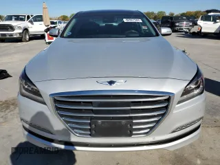 2017 Genesis G80 Ultimate with VIN KMHGN4JFXHU173390, listed as a Copart auction lot 80907504 with 112,660 mi miles and Salvage Title. Bid and sale history available at DreamBid. Image 5.