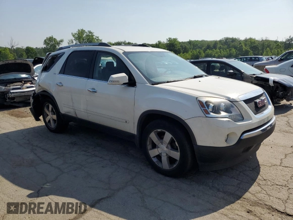 2010 GMC Acadia SLT1 with VIN 1GKLRMED6AJ147798, listed as a Copart auction lot 60741275 with 290,279 mi miles and Salvage title. Bid and sale history available at DreamBid. Image 4.