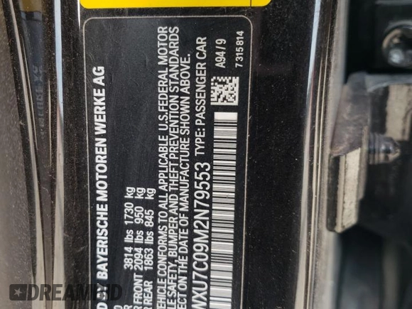 2021 MINI Hardtop 4 Door Oxford Edition with VIN WMWXU7C09M2N79553, listed as a Copart auction lot 84939724 with 59,139 mi miles and Salvage title. Bid and sale history available at DreamBid. Image 12.