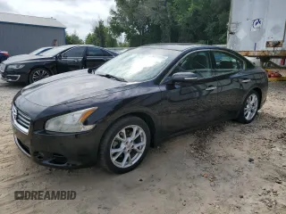 2012 Nissan Maxima 3.5 SV with VIN 1N4AA5AP5CC809044, listed as a Copart auction lot 54324595 with 107,651 mi miles and Salvage Title. Bid and sale history available at carsss.com. Image 1.