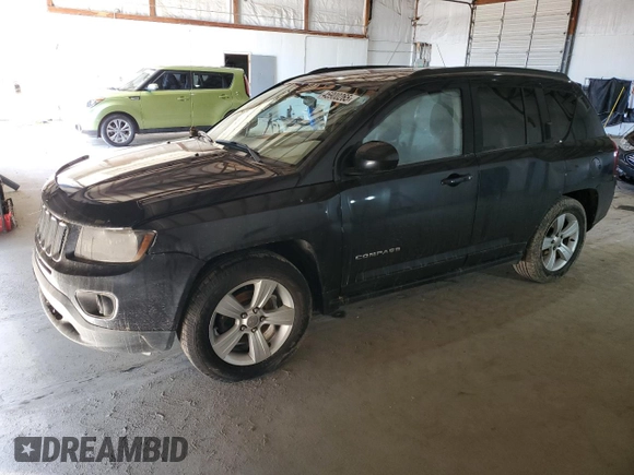 2016 Jeep Compass High Altitude Edition with VIN 1C4NJDEB5GD594365, listed as a Copart auction lot 45900265 with 0 mi miles and Salvage Title. Bid and sale history available at carsss.com. Image 1.