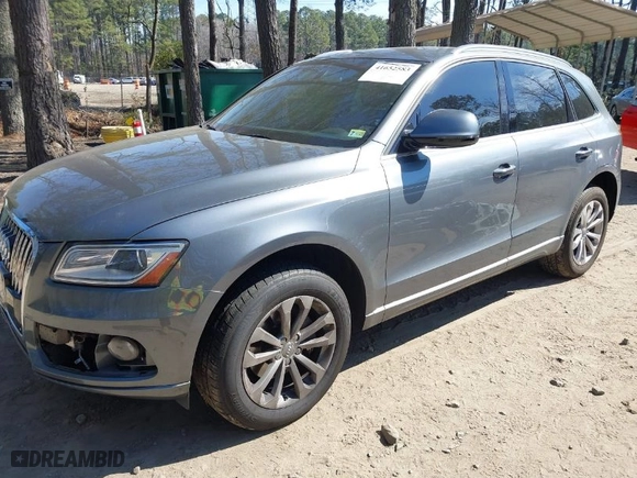 2016 Audi Q5 Premium with VIN WA1C2AFP9GA112330, listed as a IAAI auction lot 41652583 with 118,002 mi miles. Bid and sale history available at carsss.com. Image 2.