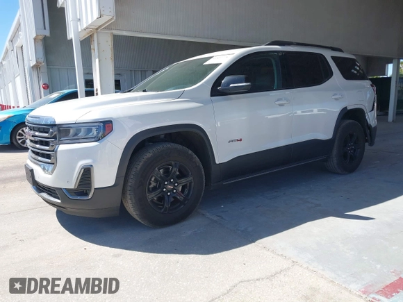 2021 GMC Acadia AT4 with VIN 1GKKNLLS0MZ102445, listed as a IAAI auction lot 41827776 with 105,336 mi miles. Bid and sale history available at carsss.com. Image 17.