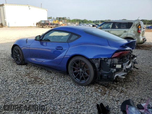 2024 Toyota Supra 3.0 with VIN WZ1DB0G04RW067620, listed as a Copart auction lot 59895735 with 8,983 mi miles and Salvage title. Bid and sale history available at DreamBid. Image 2.