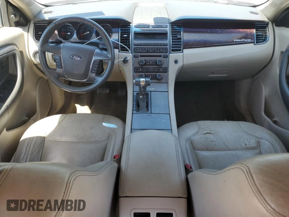 2010 Ford Taurus SEL with VIN 1FAHP2EW2AG117584, listed as a Copart auction lot 53454515 with 213,901 mi miles and Clean Title. Bid and sale history available at carsss.com. Image 8.
