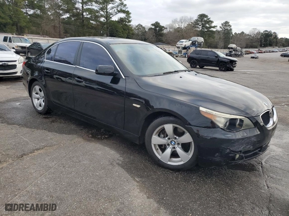 2005 BMW 5 Series 530i with VIN WBANA73565B814472, listed as a Copart auction lot 43990365 with 102,648 mi miles and Salvage Title. Bid and sale history available at carsss.com. Image 4.