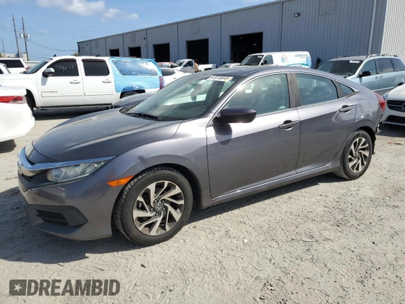 2018 Honda Civic EX with VIN 2HGFC2F79JH604565, listed as a Copart auction lot 47015045 with 99,029 mi miles and Salvage Title. Bid and sale history available at DreamBid. Image 1.