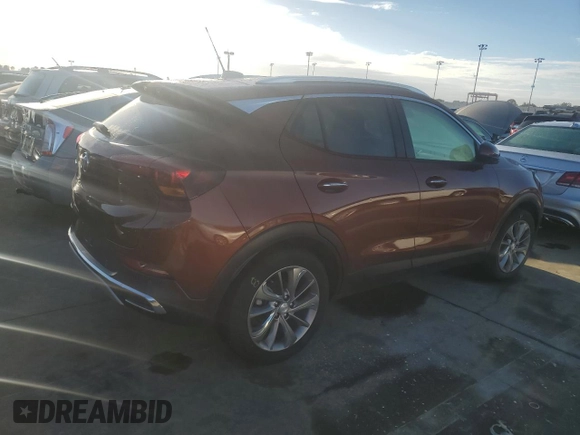 2021 Buick Encore GX Essence with VIN KL4MMFSL3MB076378, listed as a Copart auction lot 77713884 with Not provided miles and Salvage title. Bid and sale history available at DreamBid. Image 3.