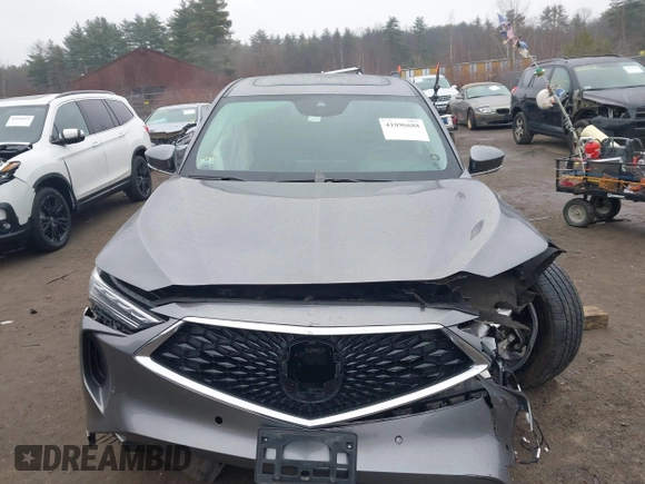 2023 Acura MDX w/Technology Package with VIN 5J8YE1H49PL006732, listed as a IAAI auction lot 41096688 with 33,670 mi miles. Bid and sale history available at carsss.com. Image 13.