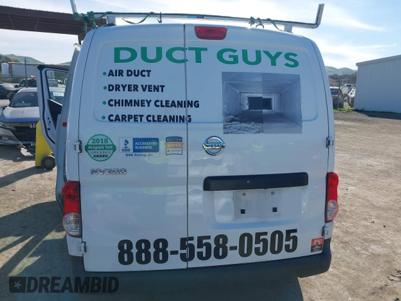 2020 Nissan NV200 Compact Cargo SV with VIN 3N6CM0KN3LK706772, listed as a IAAI auction lot 41699180 with 171,784 mi miles. Bid and sale history available at carsss.com. Image 17.