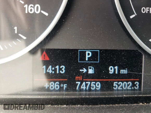 2016 BMW X1 xDrive28i with VIN WBXHT3C31GP880132, listed as a Copart auction lot 69129132 with 74,759 mi miles. Bid and sale history available at carsss.com. Image 8.