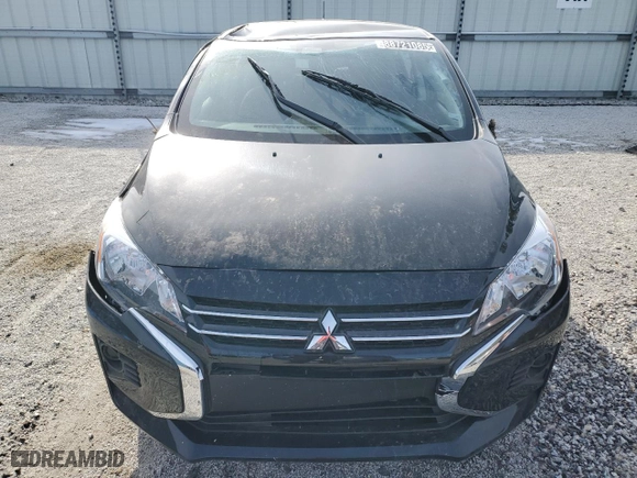 2024 Mitsubishi Mirage ES with VIN ML32AUHJ8RH010321, listed as a Copart auction lot 88721085 with 15,190 mi miles and Non Repairable. Bid and sale history available at carsss.com. Image 5.
