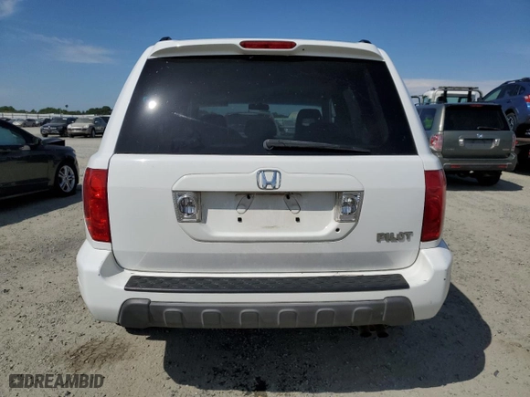 2004 Honda Pilot EX with VIN 2HKYF18504H569611, listed as a Copart auction lot 53247405 with 199,141 mi miles and Salvage Title. Bid and sale history available at carsss.com. Image 6.
