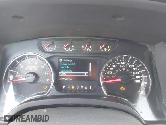 2012 Ford F-150 XL with VIN 1FTFW1ET8CFA30575, listed as a IAAI auction lot 41984533 with 82,048 mi miles. Bid and sale history available at carsss.com. Image 7.