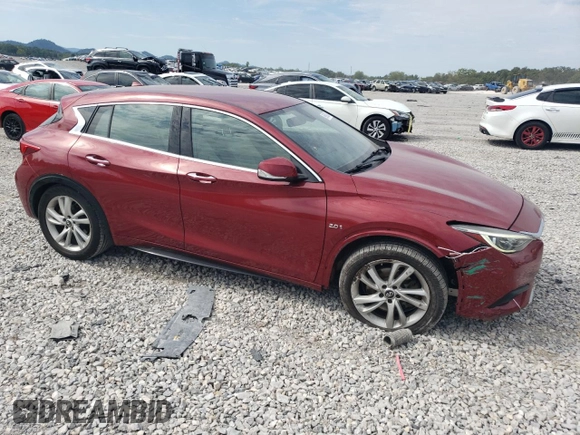 2017 Infiniti QX30 Sport with VIN SJKCH5CP8HA019071, listed as a Copart auction lot 69689004 with 82,143 mi miles and Salvage Title. Bid and sale history available at carsss.com. Image 4.