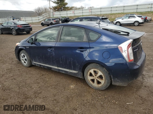 2013 Toyota Prius One with VIN JTDKN3DU8D1692971, listed as a Copart auction lot 53854465 with 166,342 mi miles and Clean Title. Bid and sale history available at DreamBid. Image 2.
