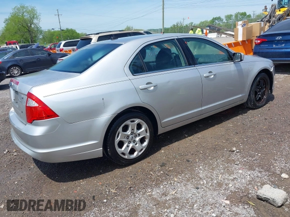 2010 Ford Fusion SE with VIN 3FAHP0HA7AR396107, listed as a IAAI auction lot 42005189 with 1 mi miles. Bid and sale history available at carsss.com. Image 4.