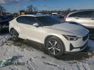 2022 Polestar 2 with VIN LPSED3KA3NL054263, listed as a Copart auction lot 89042935 with 29,629 mi miles and Salvage Title. Bid and sale history available at carsss.com. Image 4.