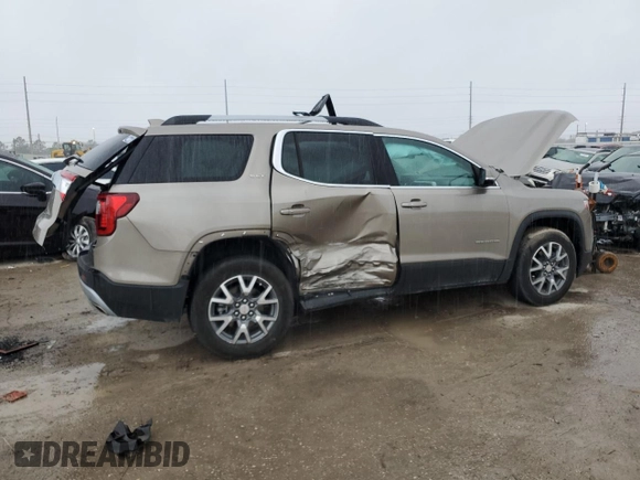 2022 GMC Acadia SLT with VIN 1GKKNML46NZ163078, listed as a Copart auction lot 39393714 with 16,535 mi miles and Salvage Title. Bid and sale history available at carsss.com. Image 3.