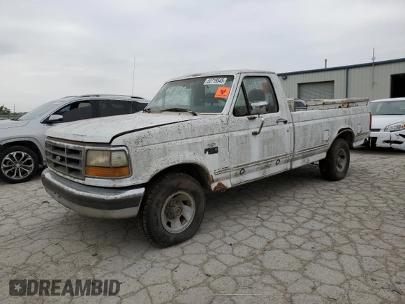 1992 Ford F-150 with VIN 1FTDF15Y9NNA94734, listed as a Copart auction lot 52719545 with 0 mi miles and Clean Title. Bid and sale history available at carsss.com. Image 1.