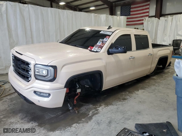 2018 GMC Sierra 1500 SLT with VIN 3GTU2NEC6JG453242, listed as a Copart auction lot 43232085 with 106,867 mi miles and Clean Title. Bid and sale history available at carsss.com. Image 1.
