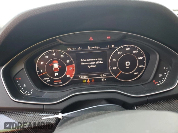 2020 Audi SQ5 Premium Plus with VIN WA1B4AFY3L2056419, listed as a Copart auction lot 55294295 with 51,490 mi miles and Salvage title. Bid and sale history available at DreamBid. Image 8.