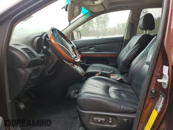 2009 Lexus RX 350 with VIN JTJHK31U392061647, listed as a Copart auction lot 51583545 with Not Provided miles and Salvage Title. Bid and sale history available at DreamBid. Image 7.