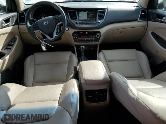 2018 Hyundai Tucson SEL Plus with VIN KM8J33A44JU808422, listed as a Copart auction lot 45018025 with 65,161 mi miles and Salvage Title. Bid and sale history available at carsss.com. Image 8.