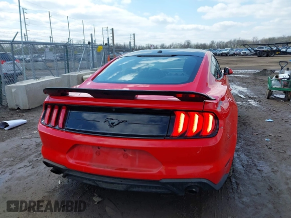 2020 Ford Mustang EcoBoost with VIN 1FA6P8TH3L5100676, listed as a IAAI auction lot 41909715 with 109,551 mi miles and . Bid and sale history available at carsss.com. Image 17.