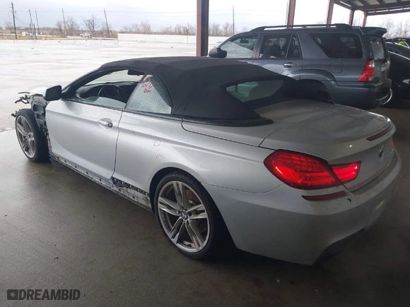 2014 BMW 6 Series 650i with VIN WBAYP9C56ED168961, listed as a IAAI auction lot 41462632 with NaN miles. Bid and sale history available at carsss.com. Image 3.