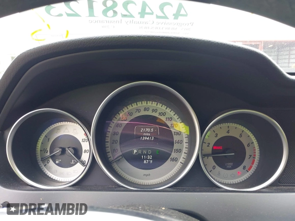 2015 Mercedes-Benz C 250 with VIN WDDGJ4HB8FG391252, listed as a IAAI auction lot 42428123 with 139,413 mi miles and . Bid and sale history available at DreamBid. Image 7.