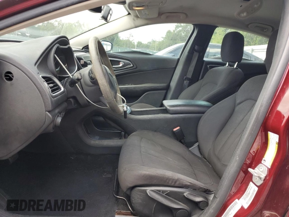2015 Chrysler 200 Limited with VIN 1C3CCCAB2FN583628, listed as a Copart auction lot 60996045 with 96,606 mi miles and Salvage title. Bid and sale history available at DreamBid. Image 7.
