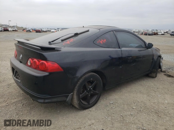 2006 Acura RSX with VIN JH4DC54876S019646, listed as a Copart auction lot 74335304 with Not Provided miles and Clean Title. Bid and sale history available at carsss.com. Image 3.