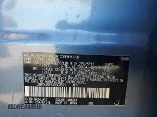2010 Toyota RAV4 Limited with VIN JTMYK4DV1AD003591, listed as a Copart auction lot 61499555 with 100,940 mi miles and Salvage title. Bid and sale history available at DreamBid. Image 13.