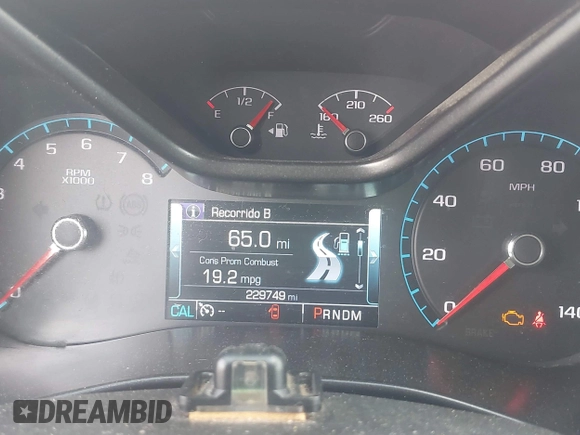 2016 Chevrolet Colorado 2WD LT with VIN 1GCGSCE39G1106657, listed as a IAAI auction lot 42527205 with 229,749 mi miles and . Bid and sale history available at DreamBid. Image 7.