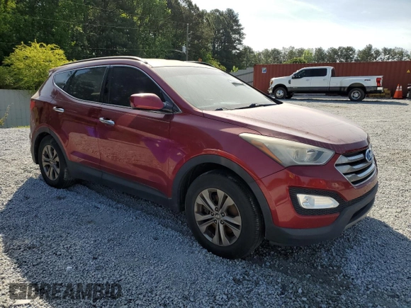 2014 Hyundai Santa Fe Sport with VIN 5XYZU3LBXEG137166, listed as a Copart auction lot 53893395 with 223,194 mi miles and Clean Title. Bid and sale history available at carsss.com. Image 4.