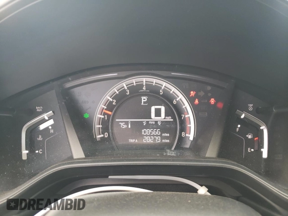 2018 Honda CR-V LX with VIN 5J6RW5H37JL001626, listed as a Copart auction lot 49652365 with 108,566 mi miles and Salvage Title. Bid and sale history available at carsss.com. Image 9.