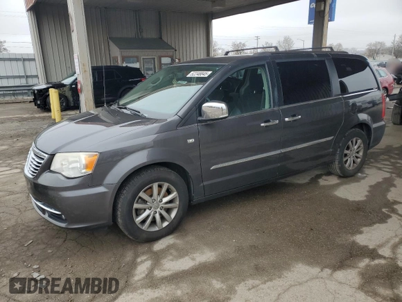2014 Chrysler Town & Country Touring L 30th Anniversary with VIN 2C4RC1CG5ER424672, listed as a Copart auction lot 52248845 with 126,849 mi miles and Salvage title. Bid and sale history available at DreamBid. Image 1.
